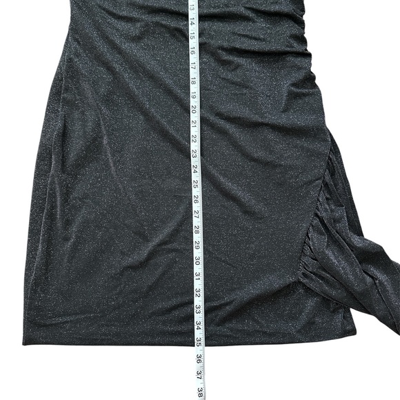 CHIARA BONI Rebon Sugar Elegant Black Dress Made in Italy size 16 NWT - Picture 10 of 12